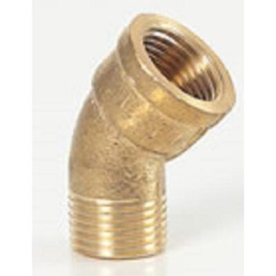 CURVA M.H. A 45° 1/2 BRONCE
