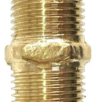 ROSCA CON TUERCA 3/4 BRONCE