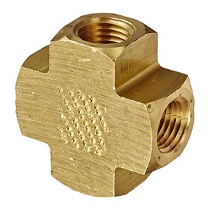 COLECTOR TIPO CRUZ 1 X 3/4 BRONCE