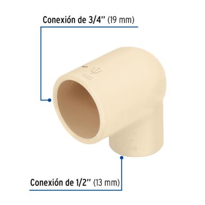 CODO REDUCCION 2 X 3/4 BRONCE