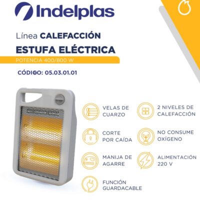 ESTUFA A CUARZO `INDELPLAS`