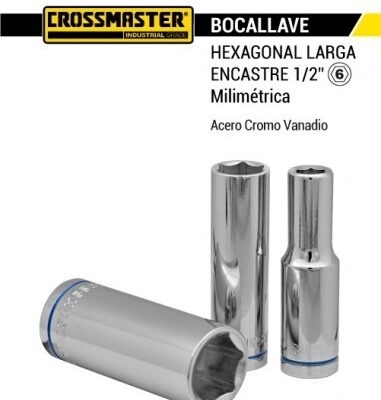 BOCALLAVE HEXAG. ENC. 1/2 X 26 MM. `CROSS`- 1