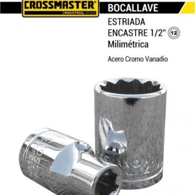 BOCALLAVE ESTRIADA ENC. 1/2 X 14 MM. `CROSS`- 1