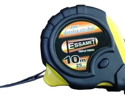 CINTA METRICA 10 MTS. X 25 MM. C/FRENO `ESSAMET`