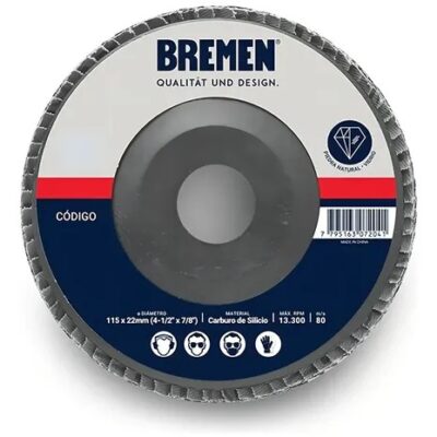 DISCO FLAP OX. ALUMINIO 115 MM. GR. 120 `RHEIN`