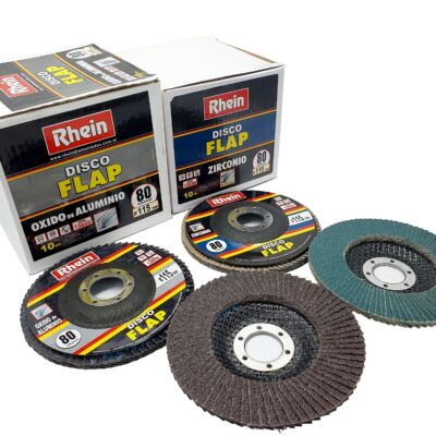 DISCO FLAP OX. ALUMINIO 178 MM. GR. 80 `RHEIN`