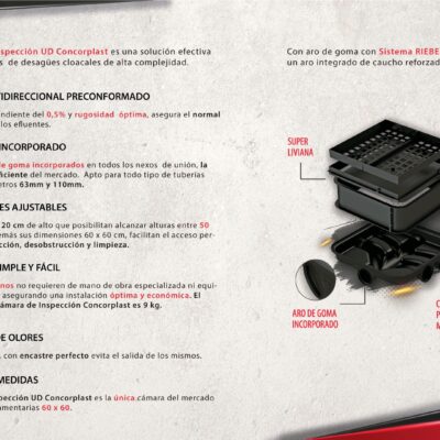 COJINETE P/CAMARA DE INSP. GRIS `CONCORPLAST`