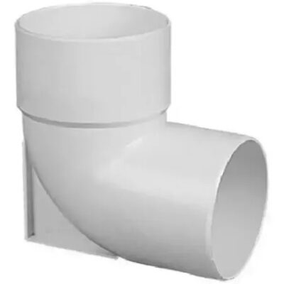 CODO A 90° 100 CON BASE PVC