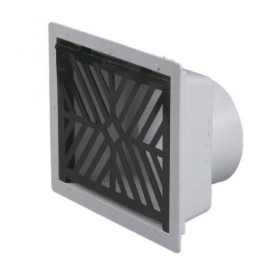 EMBUDO FRONTAL (CHANELA) 60 C/REJILLA PVC
