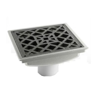 EMBUDO VERTICAL (CENTRO) 60 C/REJILLA PVC