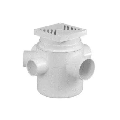 PILETA PATIO REJA ACERO 10X10X60 PVC
