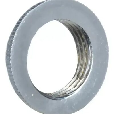 TUERCA PARA BOTON DE BRONCE CROMADA CORTA