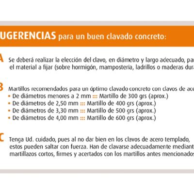 CLAVO MOLETEADO 3` X 100 UN. `DE LUCA`