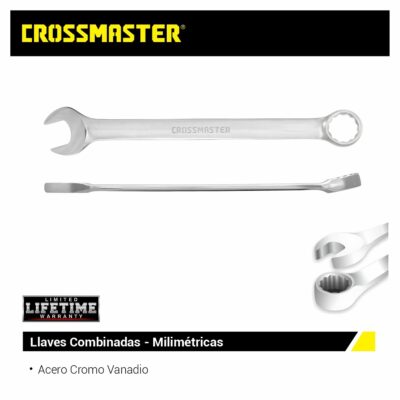 LLAVE COMB. ACODADA 28 MM. `CROSS`- 7