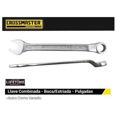LLAVE COMB. ACODADA 7/32 `CROSS`- 7