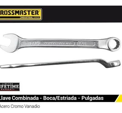 LLAVE COMB. ACODADA 7/16 `CROSS`- 7