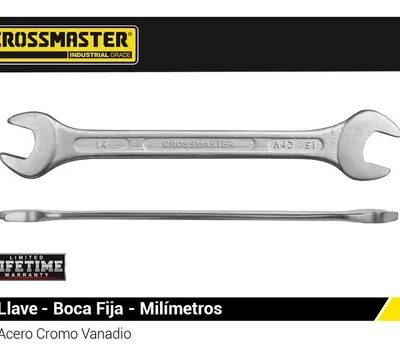 LLAVE ESTRIADA ACODADA 24 X 27 MM. `CROSS`- 7