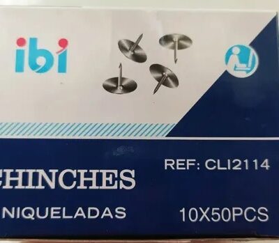 CHINCHES EN CAJITAS NIQUELADAS `F.3`
