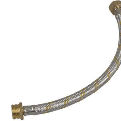 FLEXIBLE PARA GAS RAMALLADA 1/2 X 80 CM.