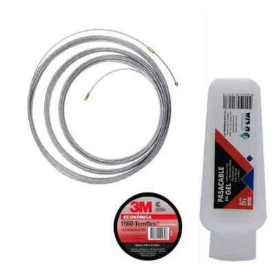 CINTA PASACABLE INTERIOR ACERO 15 MTS. `VIYILANT`