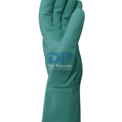 GUANTE ACRILONITRILO VERDE TALLE 9 X PAR "GAMISOL"
