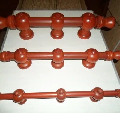 BARRAL DE MADERA 22 MM. 1,80 MTS. (COMPLETO) LISO