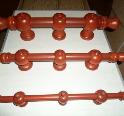 BARRAL DE MADERA 22 MM. 2,60 MTS. (COMPLETO) LISO
