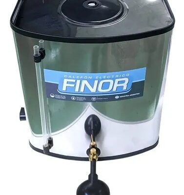 CALEFON ACERO INOX. 20 LT. GRIFO BRONCE