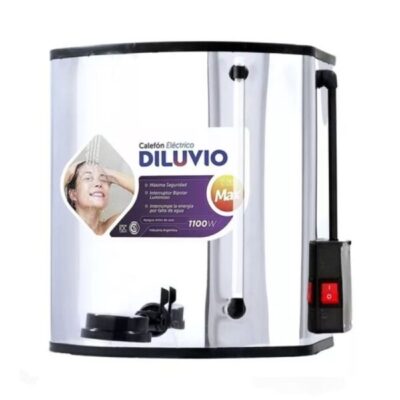 CALEFON DILUVIO MAX ACERO INOX. ACC. PVC
