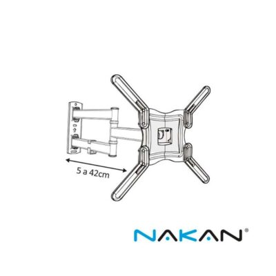 SOPORTE EXTENS. A 42 CM. 13` A 65` `NAKAN`-SPL578E