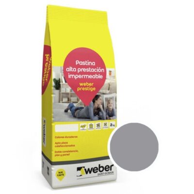 PASTINA PRESTIGE 2 KG. GRIS PERLA `WEBER`