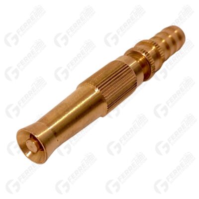 TETON 1/2 R.H. X 1/2 PICO MANGUERA BRONCE