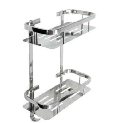 ORGANIZADOR RECTANGULAR 2 ESTANTES ACERO INOX. `TRESNA`