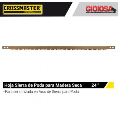 HOJA SIERRA PODA LEÑA SECA 24` `CROSS`