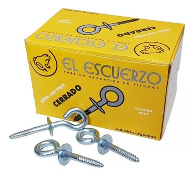 PITON ESCUADRA C/TOPE NO.10 X 25 `EL ESCUERZO`