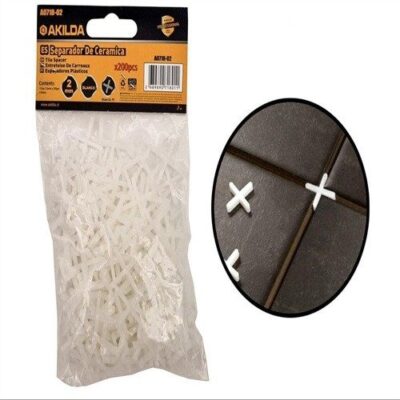 SEPARADOR CERAMICA X 5 B. X 300 UN. (CRUZ 2,0 MM.)