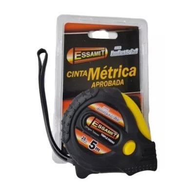 CINTA METRICA 5 MTS. X 16 MM. C/FRENO `ESSAMET`