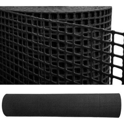 TEJIDO P/CERCOS 10 X 10 NEGRO DE 1,20 X 25 MTS.