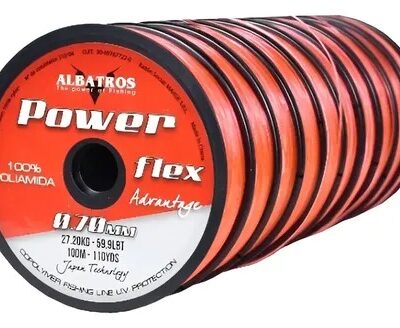 TANZA PESCA 0,70 MM. X 6 UN. ROLLO X 100 MTS. TTE.