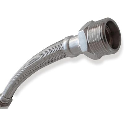 FLEXIBLE C/GOMA ALUMINIO AGUA 3/4 X 40 CM. `LT`