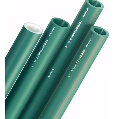 CAÑO PN20 TIRA X 4 MTS. ALUMINIO 40 `ACQUA SYSTEM`