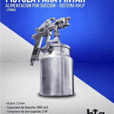 PISTOLA P/PINTAR P/SUCCION A/PRESION `BTA`