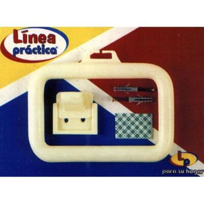 TOALLERO CHICO BLANCO PLASTICO