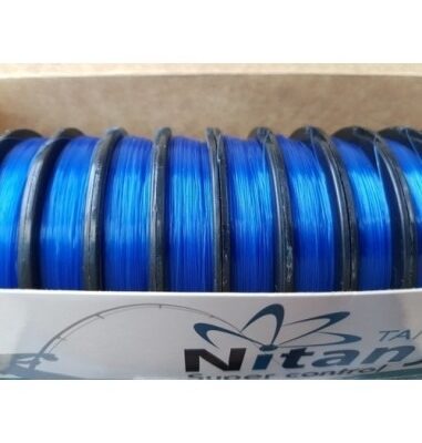 TANZA PESCA 0,40 MM. X 12 UN. ROLLO X 100 MTS. AZUL