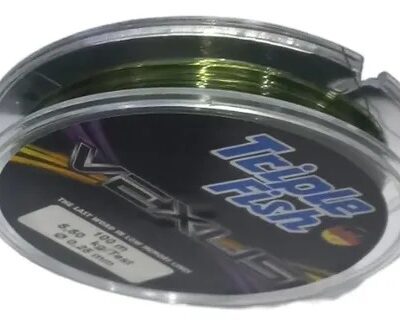 TANZA PESCA 0,25 MM. X 12 UN. ROLLO X 100 MTS. VERDE