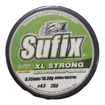 TANZA PESCA 0,35 MM. X 12 UN. ROLLO X 100 MTS. VERDE