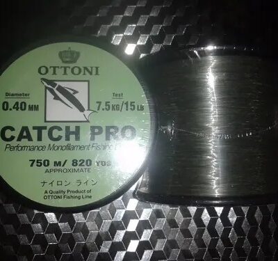 TANZA PESCA 0,40 MM. X 12 UN. ROLLO X 100 MTS. VERDE