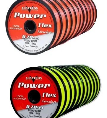 TANZA PESCA 0,70 MM. X 6 UN. ROLLO X 100 MTS. VERDE