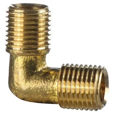 CODO P/VIROLA 1/4 MACHO X 1/4 MACHO BRONCE