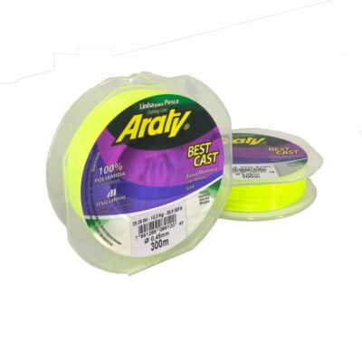 TANZA PESCA 0,40 MM. X 12 UN. ROLLO X 100 MTS. FLUO
